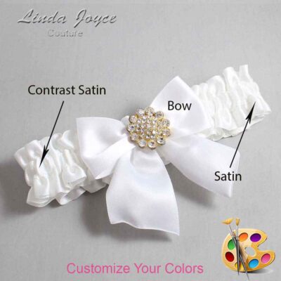 Couture Garters / Custom Wedding Garter / Custom Wedding Garters / Personalized Wedding Garters / Penny #01-B01-M12 / Wedding Garters / Bridal Garter / Prom Garter / Linda Joyce Couture