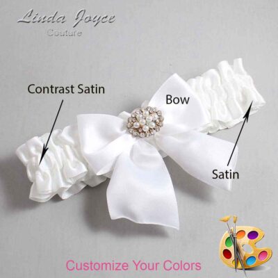 Couture Garters / Custom Wedding Garter / Custom Wedding Garters / Personalized Wedding Garters / Cynthia #01-B01-M16 / Wedding Garters / Bridal Garter / Prom Garter / Linda Joyce Couture