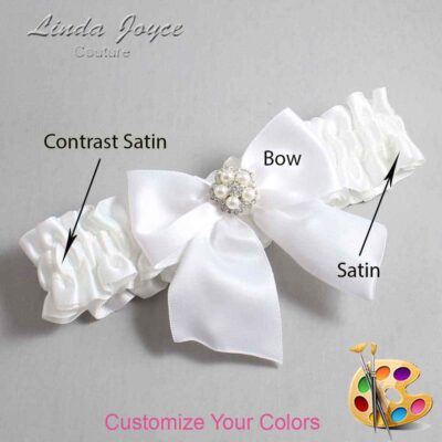 Couture Garters / Custom Wedding Garter / Custom Wedding Garters / Personalized Wedding Garters / Kourtney #01-B01-M20 / Wedding Garters / Bridal Garter / Prom Garter / Linda Joyce Couture