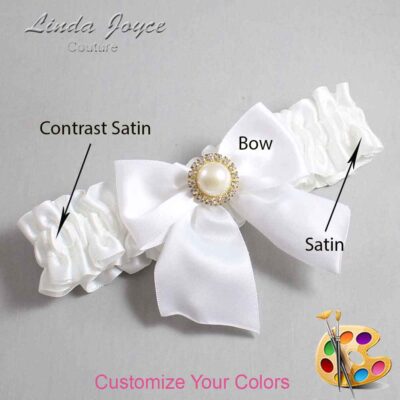 Couture Garters / Custom Wedding Garter / Custom Wedding Garters / Personalized Wedding Garters / Paige #01-B01-M21 / Wedding Garters / Bridal Garter / Prom Garter / Linda Joyce Couture
