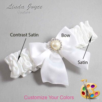 Couture Garters / Custom Wedding Garter / Custom Wedding Garters / Personalized Wedding Garters / Paige #01-B01-M22 / Wedding Garters / Bridal Garter / Prom Garter / Linda Joyce Couture