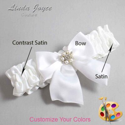 Couture Garters / Custom Wedding Garter / Custom Wedding Garters / Personalized Wedding Garters / Naomi #01-B01-M23 / Wedding Garters / Bridal Garter / Prom Garter / Linda Joyce Couture
