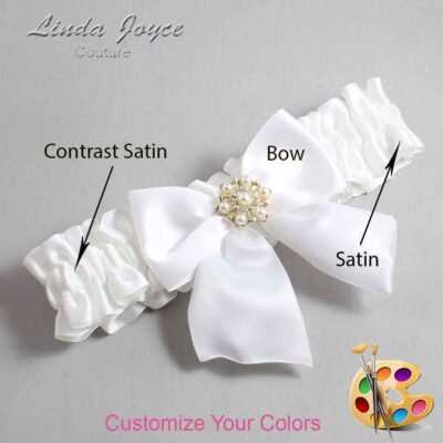 Couture Garters / Custom Wedding Garter / Custom Wedding Garters / Personalized Wedding Garters / Larissa #01-B01-M27 / Wedding Garters / Bridal Garter / Prom Garter / Linda Joyce Couture