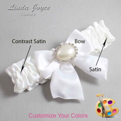 Couture Garters / Custom Wedding Garter / Custom Wedding Garters / Personalized Wedding Garters / Nicole #01-B01-M30 / Wedding Garters / Bridal Garter / Prom Garter / Linda Joyce Couture