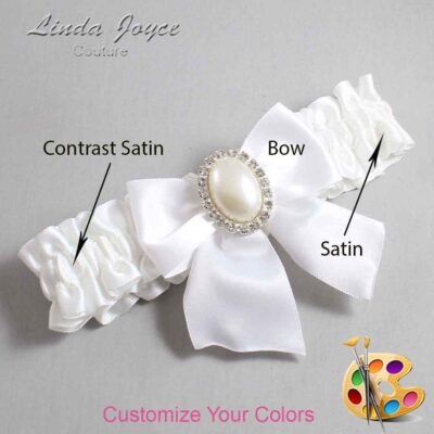 Couture Garters / Custom Wedding Garter / Custom Wedding Garters / Personalized Wedding Garters / Maggie #01-B01-M31 / Wedding Garters / Bridal Garter / Prom Garter / Linda Joyce Couture