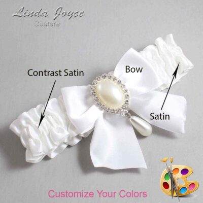 Couture Garters / Custom Wedding Garter / Custom Wedding Garters / Personalized Wedding Garters / Michaela #01-B01-M35 / Wedding Garters / Bridal Garter / Prom Garter / Linda Joyce Couture