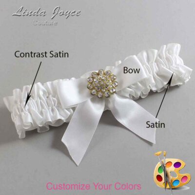 Couture Garters / Custom Wedding Garter / Customizable Wedding Garters / Personalized Wedding Garters / Tamera #01-B02-M12 / Wedding Garters / Bridal Garter / Prom Garter / Linda Joyce Couture