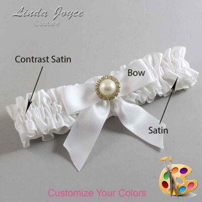 Couture Garters / Custom Wedding Garter / Customizable Wedding Garters / Personalized Wedding Garters / Rubie #01-B02-M21 / Wedding Garters / Bridal Garter / Prom Garter / Linda Joyce Couture