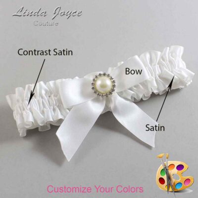 Couture Garters / Custom Wedding Garter / Customizable Wedding Garters / Personalized Wedding Garters / Rubie #01-B02-M22 / Wedding Garters / Bridal Garter / Prom Garter / Linda Joyce Couture