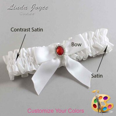Couture Garters / Custom Wedding Garter / Customizable Wedding Garters / Personalized Wedding Garters / Nattie #01-B02-M26 / Wedding Garters / Bridal Garter / Prom Garter / Linda Joyce Couture