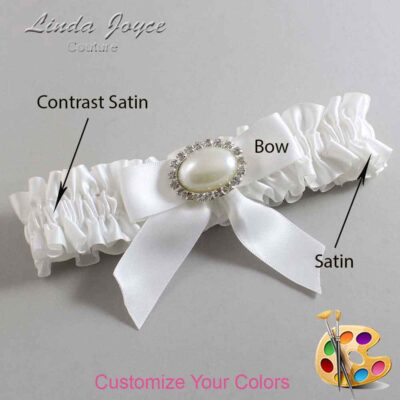 Couture Garters / Custom Wedding Garter / Customizable Wedding Garters / Personalized Wedding Garters / Niki #01-B02-M30 / Wedding Garters / Bridal Garter / Prom Garter / Linda Joyce Couture