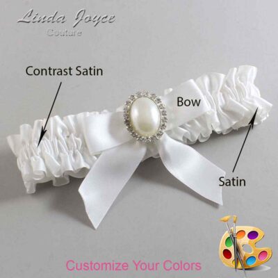 Couture Garters / Custom Wedding Garter / Customizable Wedding Garters / Personalized Wedding Garters / Missy #01-B02-M31 / Wedding Garters / Bridal Garter / Prom Garter / Linda Joyce Couture