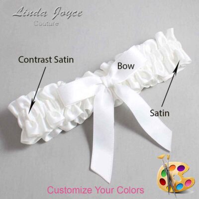 Couture Garters / Custom Wedding Garter / Customizable Wedding Garters / Personalized Wedding Garters / Paulette #01-B03-00 / Wedding Garters / Bridal Garter / Prom Garter / Linda Joyce Couture