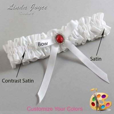 Couture Garters / Custom Wedding Garter / Customizable Wedding Garters / Personalized Wedding Garters / Dottie #01-B04-M26 / Wedding Garters / Bridal Garter / Prom Garter / Linda Joyce Couture