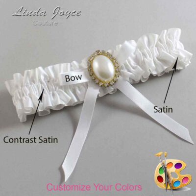 Couture Garters / Custom Wedding Garter / Customizable Wedding Garters / Personalized Wedding Garters / Erin #01-B04-M29 / Wedding Garters / Bridal Garter / Prom Garter / Linda Joyce Couture