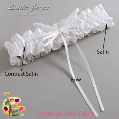 Couture Garters / Custom Wedding Garter / Customizable Wedding Garters / Personalized Wedding Garters / Madie #01-B10-00 / Wedding Garters / Bridal Garter / Prom Garter / Linda Joyce Couture
