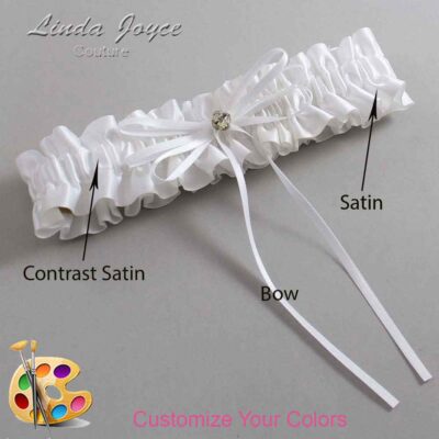 Couture Garters / Custom Wedding Garter / Customizable Wedding Garters / Personalized Wedding Garters / Loise #01-B10-M03 / Wedding Garters / Bridal Garter / Prom Garter / Linda Joyce Couture