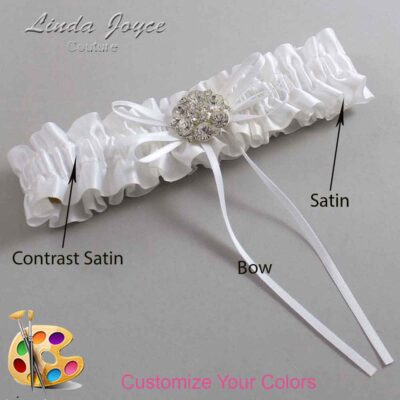 Couture Garters / Custom Wedding Garter / Customizable Wedding Garters / Personalized Wedding Garters / Amber #01-B10-M11 / Wedding Garters / Bridal Garter / Prom Garter / Linda Joyce Couture