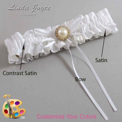 Couture Garters / Custom Wedding Garter / Customizable Wedding Garters / Personalized Wedding Garters / Faith #01-B10-M21 / Wedding Garters / Bridal Garter / Prom Garter / Linda Joyce Couture