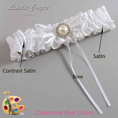 Couture Garters / Custom Wedding Garter / Customizable Wedding Garters / Personalized Wedding Garters / Faith #01-B10-M22 / Wedding Garters / Bridal Garter / Prom Garter / Linda Joyce Couture