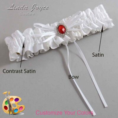 Couture Garters / Custom Wedding Garter / Customizable Wedding Garters / Personalized Wedding Garters / Mandy #01-B10-M26 / Wedding Garters / Bridal Garter / Prom Garter / Linda Joyce Couture