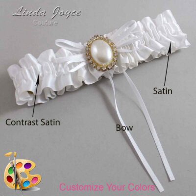 Couture Garters / Custom Wedding Garter / Customizable Wedding Garters / Personalized Wedding Garters / Evonne #01-B10-M29 / Wedding Garters / Bridal Garter / Prom Garter / Linda Joyce Couture