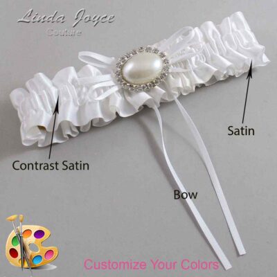 Couture Garters / Custom Wedding Garter / Customizable Wedding Garters / Personalized Wedding Garters / Jacque #01-B10-M30 / Wedding Garters / Bridal Garter / Prom Garter / Linda Joyce Couture