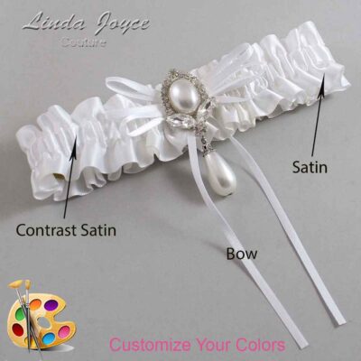 Couture Garters / Custom Wedding Garter / Customizable Wedding Garters / Personalized Wedding Garters / JoAnn #01-B10-M32 / Wedding Garters / Bridal Garter / Prom Garter / Linda Joyce Couture