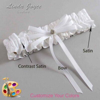 Couture Garters / Custom Wedding Garter / Customizable Wedding Garters / Personalized Wedding Garters / Audry #01-B11-M04 / Wedding Garters / Bridal Garter / Prom Garter / Linda Joyce Couture