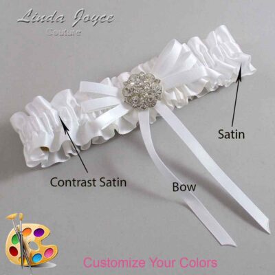 Couture Garters / Custom Wedding Garter / Customizable Wedding Garters / Personalized Wedding Garters / Autumn #01-B11-M11 / Wedding Garters / Bridal Garter / Prom Garter / Linda Joyce Couture