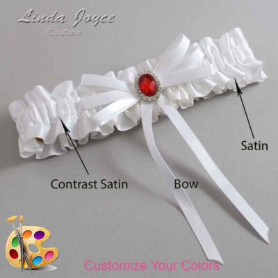 Couture Garters / Custom Wedding Garter / Customizable Wedding Garters / Personalized Wedding Garters / Elissa #01-B11-M26 / Wedding Garters / Bridal Garter / Prom Garter / Linda Joyce Couture