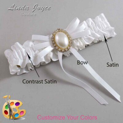 Couture Garters / Custom Wedding Garter / Customizable Wedding Garters / Personalized Wedding Garters / Felina #01-B11-M29 / Wedding Garters / Bridal Garter / Prom Garter / Linda Joyce Couture