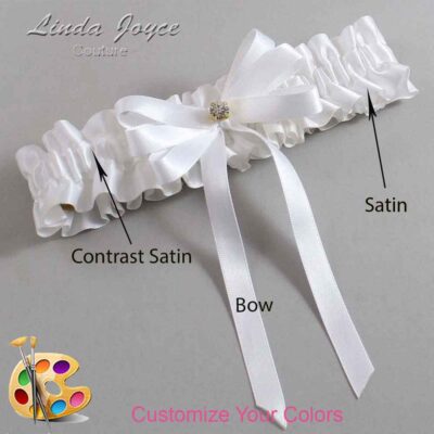 Couture Garters / Custom Wedding Garter / Customizable Wedding Garters / Personalized Wedding Garters / Venessa #01-B12-M03 / Wedding Garters / Bridal Garter / Prom Garter / Linda Joyce Couture