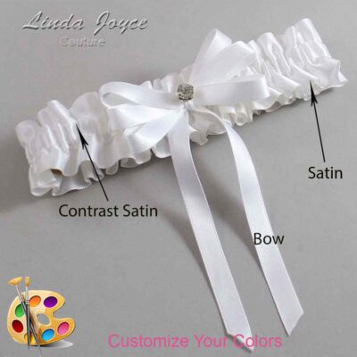 Couture Garters / Custom Wedding Garter / Customizable Wedding Garters / Personalized Wedding Garters / Venessa #01-B12-M04 / Wedding Garters / Bridal Garter / Prom Garter / Linda Joyce Couture