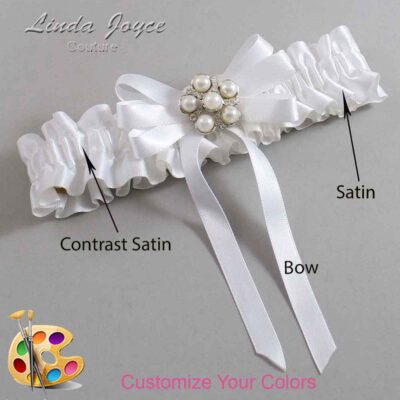 Couture Garters / Custom Wedding Garter / Customizable Wedding Garters / Personalized Wedding Garters / Carmilla #01-B12-M13 / Wedding Garters / Bridal Garter / Prom Garter / Linda Joyce Couture