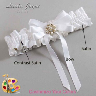 Couture Garters / Custom Wedding Garter / Customizable Wedding Garters / Personalized Wedding Garters / Savannah #01-B12-M27 / Wedding Garters / Bridal Garter / Prom Garter / Linda Joyce Couture