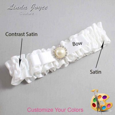 Couture Garters / Custom Wedding Garter / Customizable Wedding Garters / Personalized Wedding Garters / Jade #01-B20-M22 / Wedding Garters / Bridal Garter / Prom Garter / Linda Joyce Couture