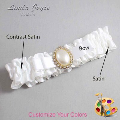 Couture Garters / Custom Wedding Garter / Customizable Wedding Garters / Personalized Wedding Garters / Molly #01-B20-M29 / Wedding Garters / Bridal Garter / Prom Garter / Linda Joyce Couture