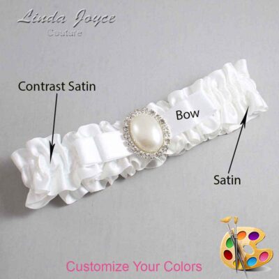 Couture Garters / Custom Wedding Garter / Customizable Wedding Garters / Personalized Wedding Garters / Molly #01-B20-M31 / Wedding Garters / Bridal Garter / Prom Garter / Linda Joyce Couture
