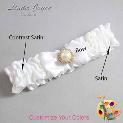 Couture Garters / Custom Wedding Garter / Customizable Wedding Garters / Personalized Wedding Garters / Carlene #01-B21-M21 / Wedding Garters / Bridal Garter / Prom Garter / Linda Joyce Couture