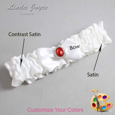 Couture Garters / Custom Wedding Garter / Customizable Wedding Garters / Personalized Wedding Garters / Lesley #01-B21-M26 / Wedding Garters / Bridal Garter / Prom Garter / Linda Joyce Couture