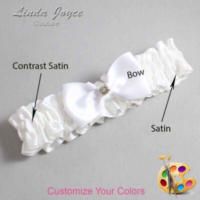 Couture Garters / Custom Wedding Garter / Customizable Wedding Garters / Personalized Wedding Garters / Jodi #01-B29-M03 / Wedding Garters / Bridal Garter / Prom Garter / Linda Joyce Couture