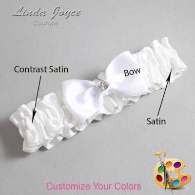 Couture Garters / Custom Wedding Garter / Customizable Wedding Garters / Personalized Wedding Garters / Jodi #01-B29-M04 / Wedding Garters / Bridal Garter / Prom Garter / Linda Joyce Couture