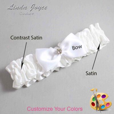 Couture Garters / Custom Wedding Garter / Customizable Wedding Garters / Personalized Wedding Garters / Melody #01-B31-M03 / Wedding Garters / Bridal Garter / Prom Garter / Melody Joyce Couture