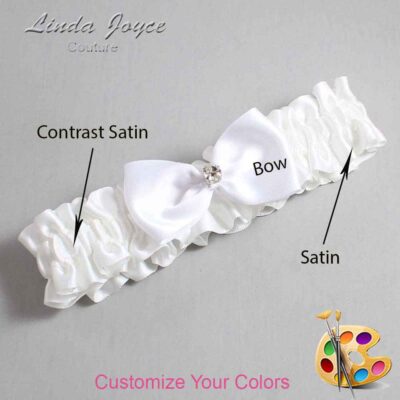 Couture Garters / Custom Wedding Garter / Customizable Wedding Garters / Personalized Wedding Garters / Melody #01-B31-M04 / Wedding Garters / Bridal Garter / Prom Garter / Melody Joyce Couture