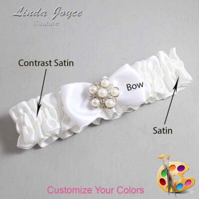 Couture Garters / Custom Wedding Garter / Customizable Wedding Garters / Personalized Wedding Garters / Loriann #01-B31-M13 / Wedding Garters / Bridal Garter / Prom Garter / Loriann Joyce Couture