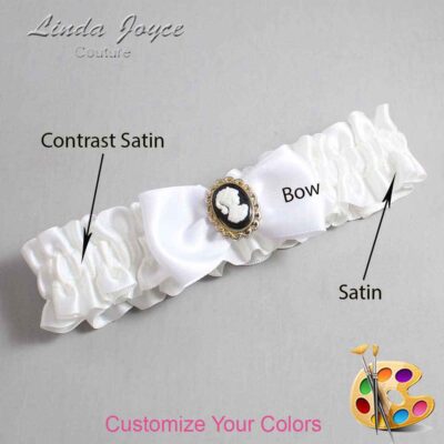 Couture Garters / Custom Wedding Garter / Customizable Wedding Garters / Personalized Wedding Garters / Krista #01-B31-M15 / Wedding Garters / Bridal Garter / Prom Garter / Krista Joyce Couture