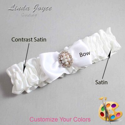 Couture Garters / Custom Wedding Garter / Customizable Wedding Garters / Personalized Wedding Garters / Lona #01-B31-M17 / Wedding Garters / Bridal Garter / Prom Garter / Lona Joyce Couture