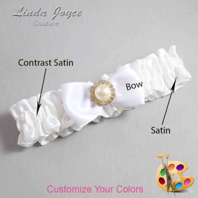 Couture Garters / Custom Wedding Garter / Customizable Wedding Garters / Personalized Wedding Garters / Kendra #01-B31-M21 / Wedding Garters / Bridal Garter / Prom Garter / Kendra Joyce Couture