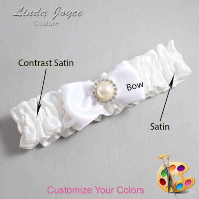 Couture Garters / Custom Wedding Garter / Customizable Wedding Garters / Personalized Wedding Garters / Kendra #01-B31-M22 / Wedding Garters / Bridal Garter / Prom Garter / Kendra Joyce Couture